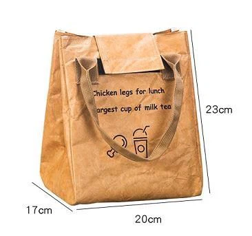 DuPont Paper Thickened Aluminum Foil Insulation Bag.